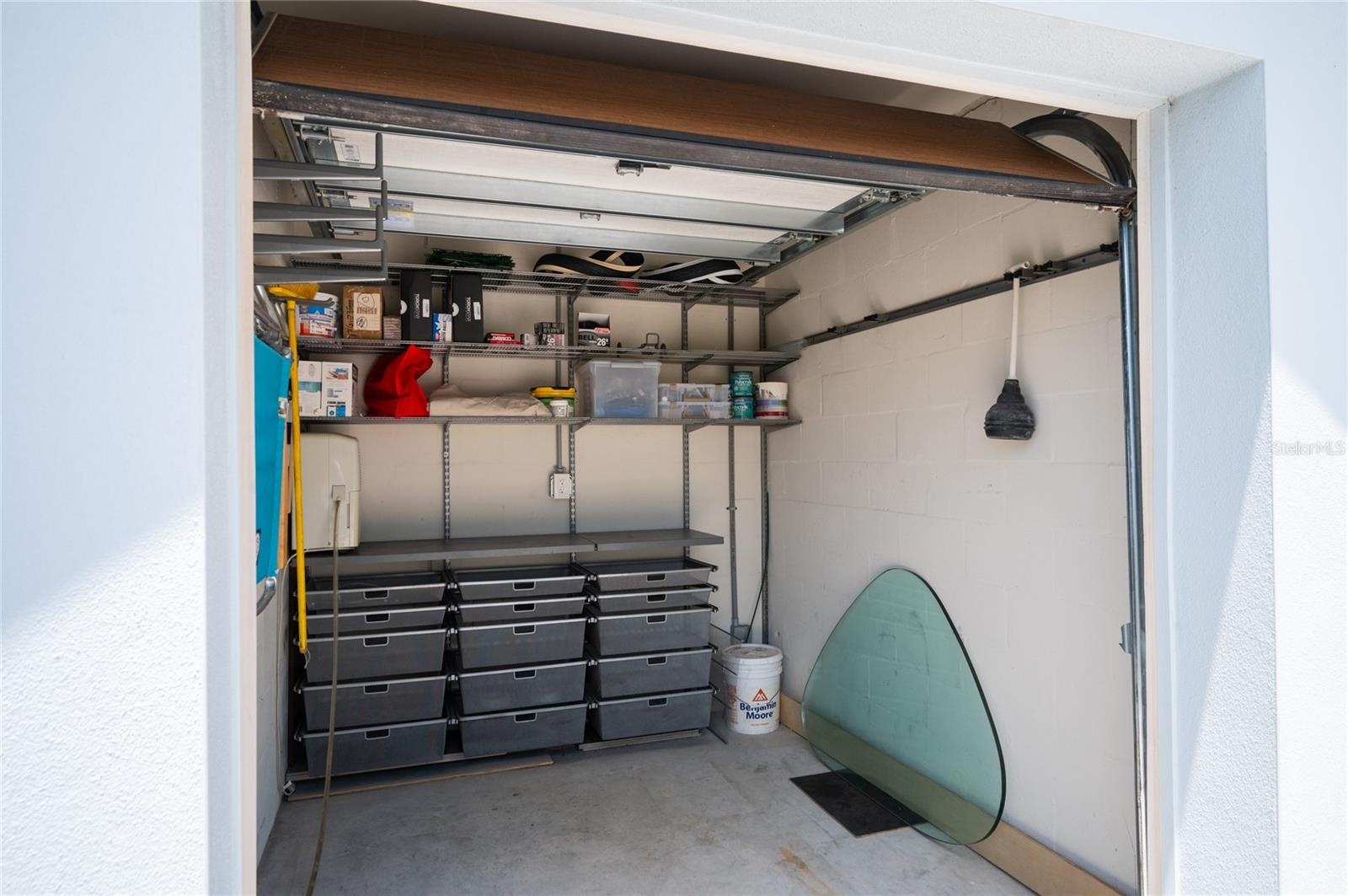 Small garage onsite which the sellers use for bikes, beach gear and storage