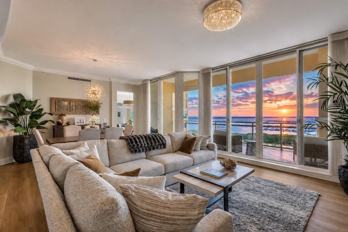 Stunning sunsets from your Waterview balcony