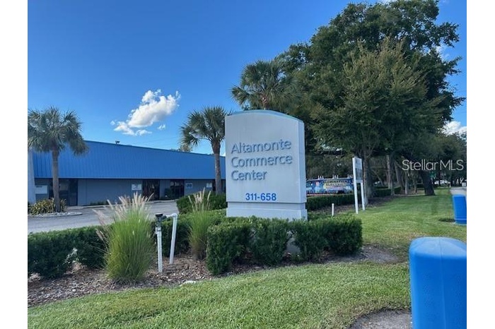 View of entrance toward the entire commercial multi-purpose units.
