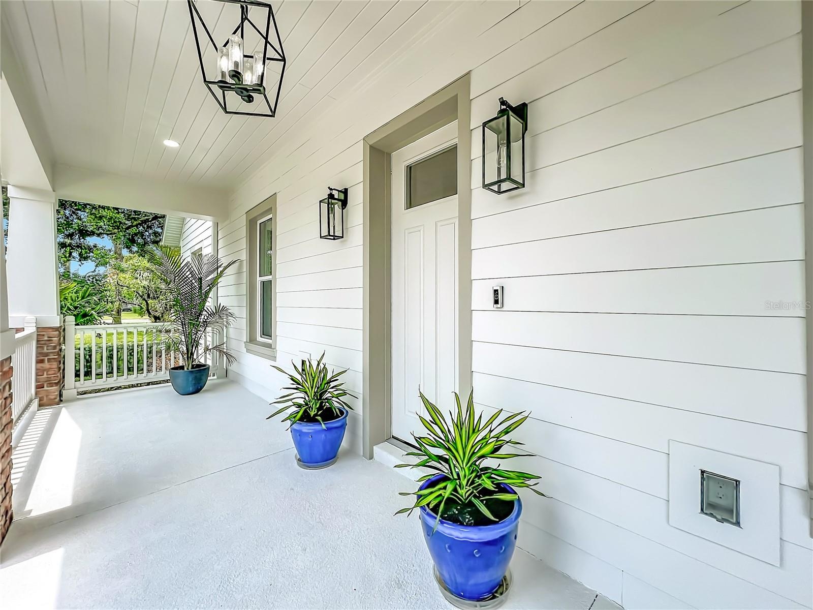 Pretty front porch