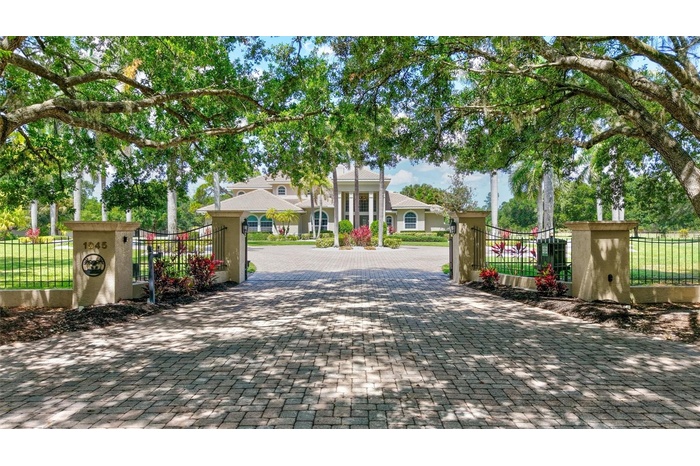 Private, secure gated entrance.