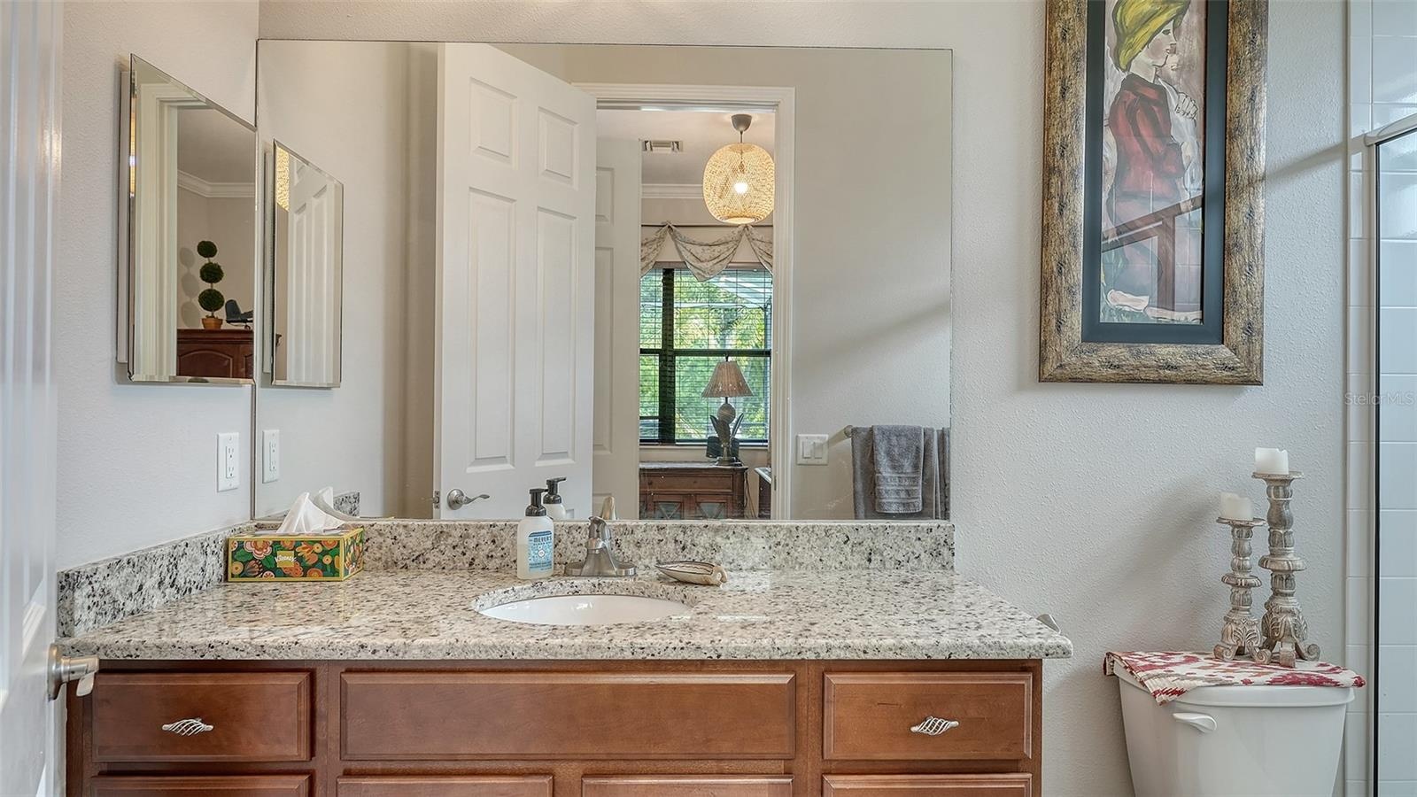 Foyer office pool bathroom