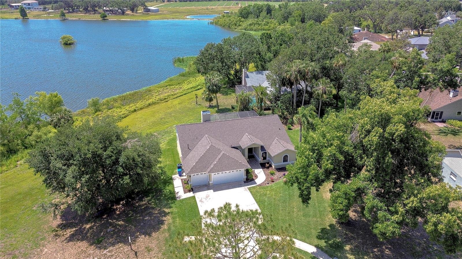 Aerial – Private Setting with No Rear Neighbors