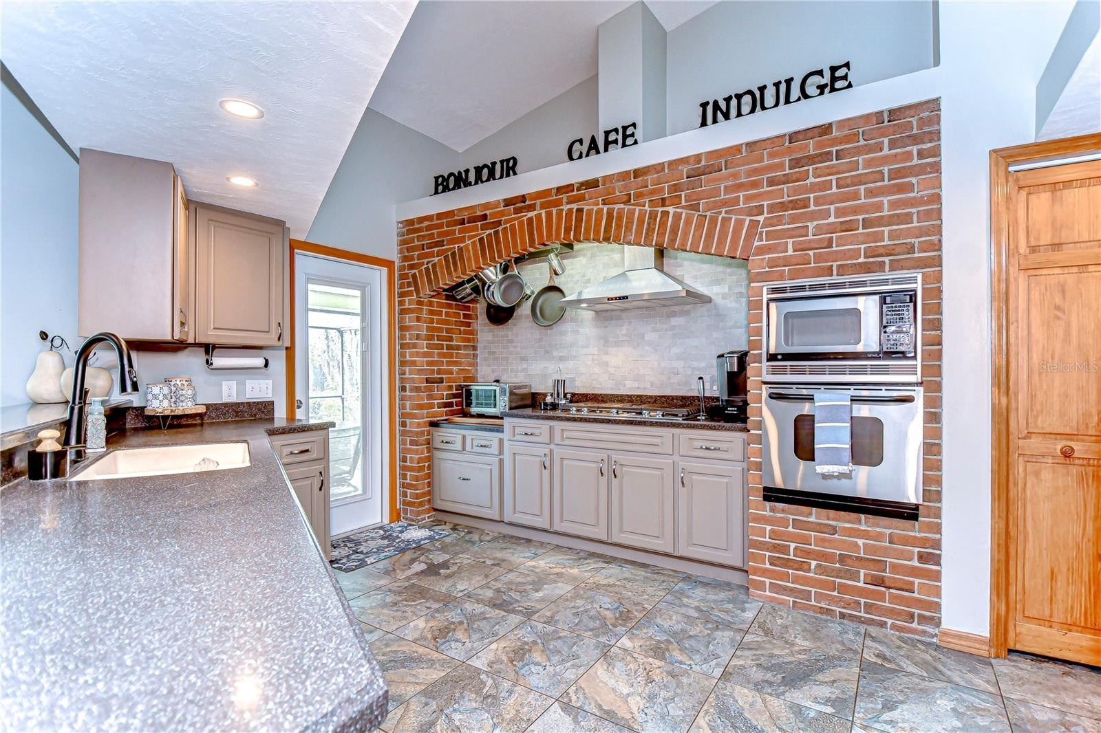Character-Rich Kitchen with Brick Accents