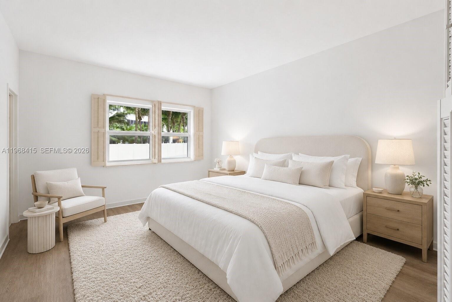 Secondary Bedroom Virtually Staged