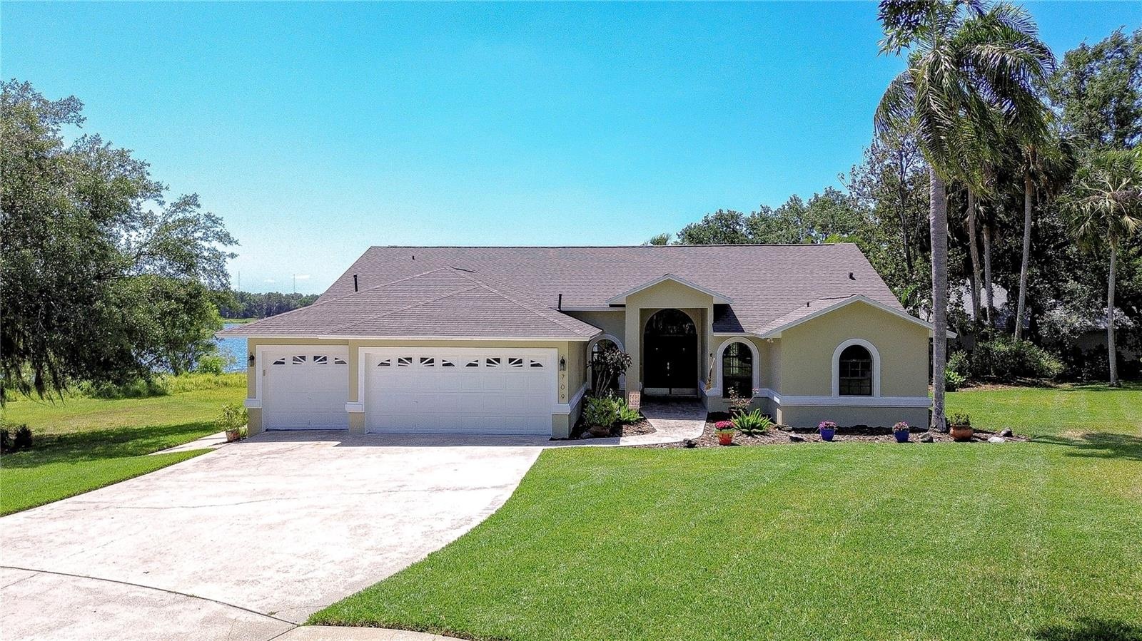 Front Elevation with Mature Landscaping