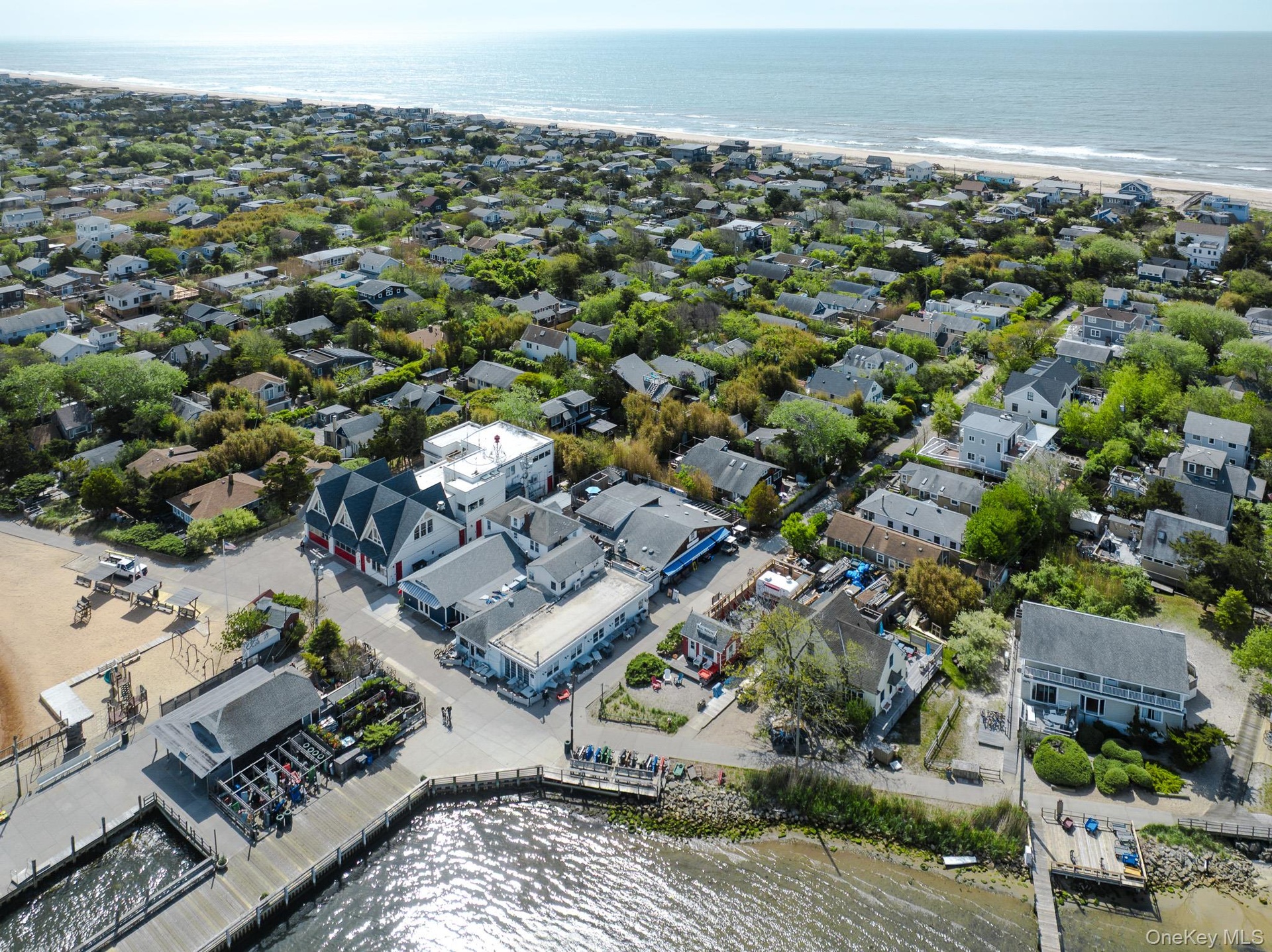 Aerial View of Fair Harbor Town
