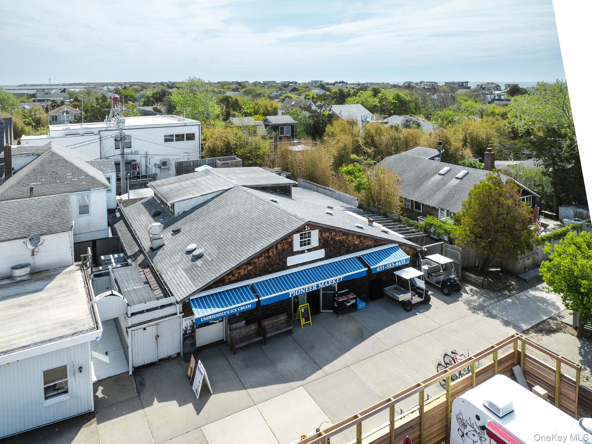 Aerial Shot side of the market