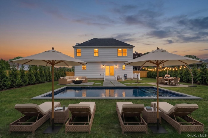 Landscaping has been vIrtually enhanced and staged