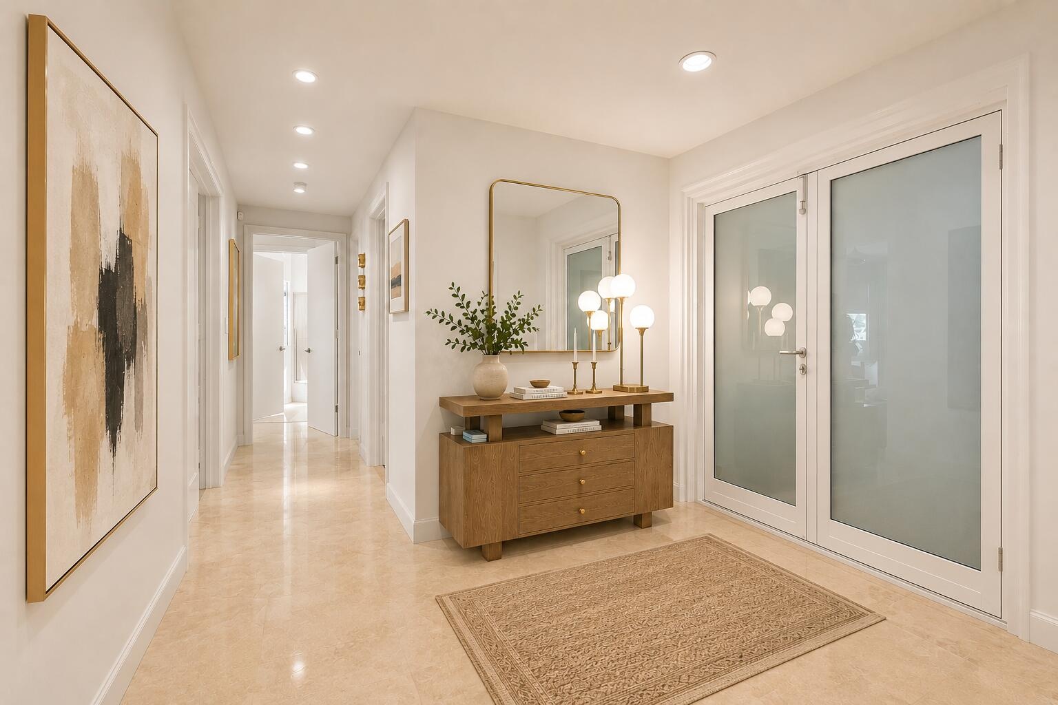 Foyer Entrance-Virtually Staged