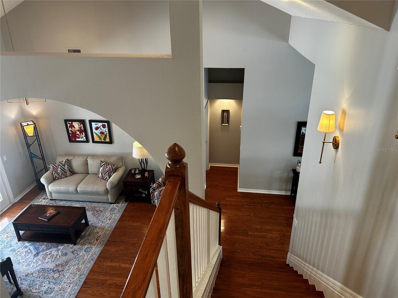 View from the stairs