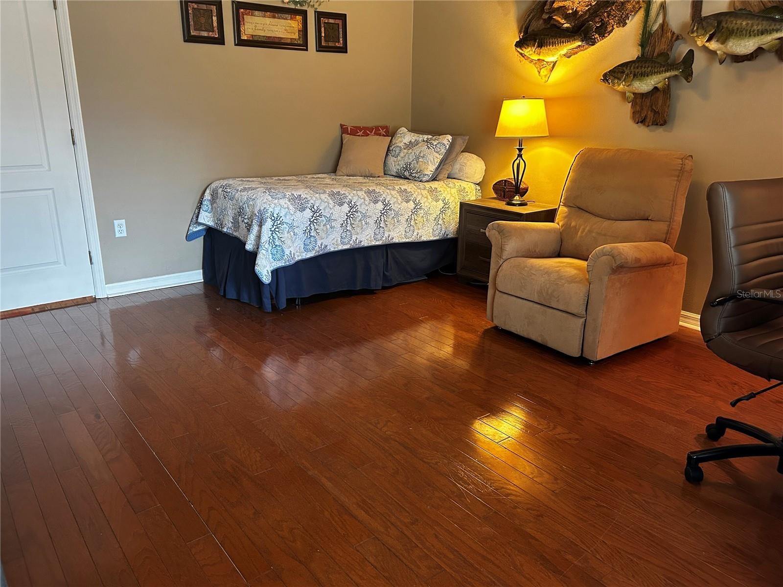 Bed- large downstairs, with full bath