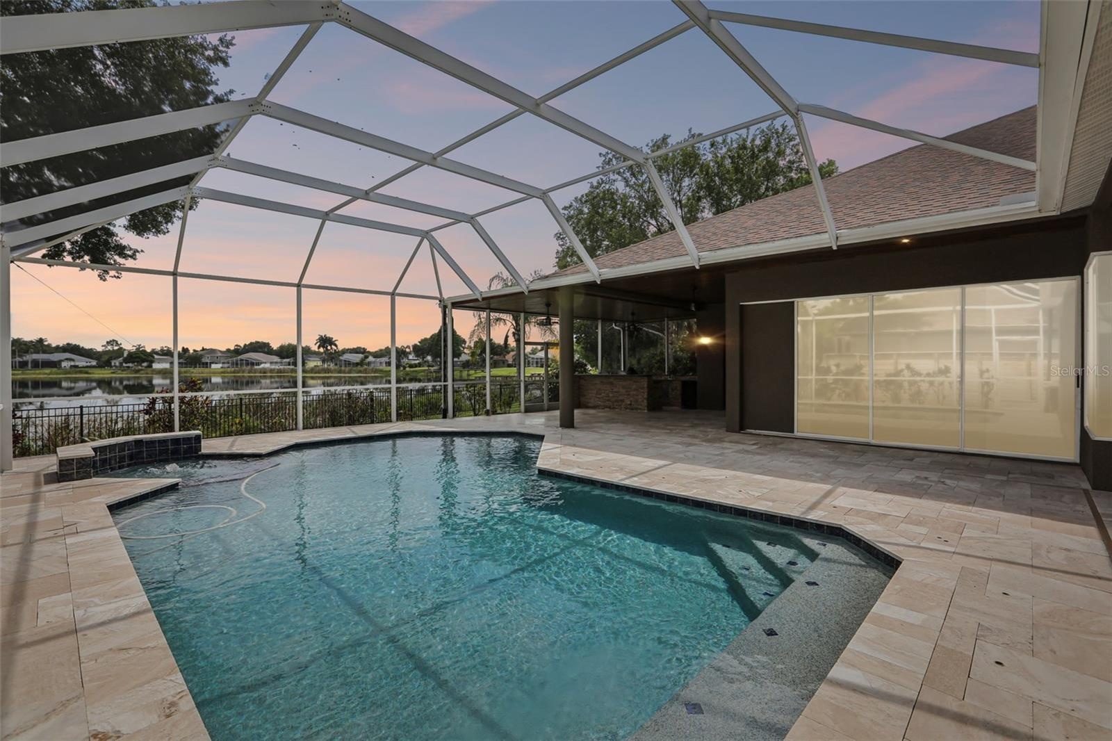 PebbleTech Pool Over Looks Lake Grace