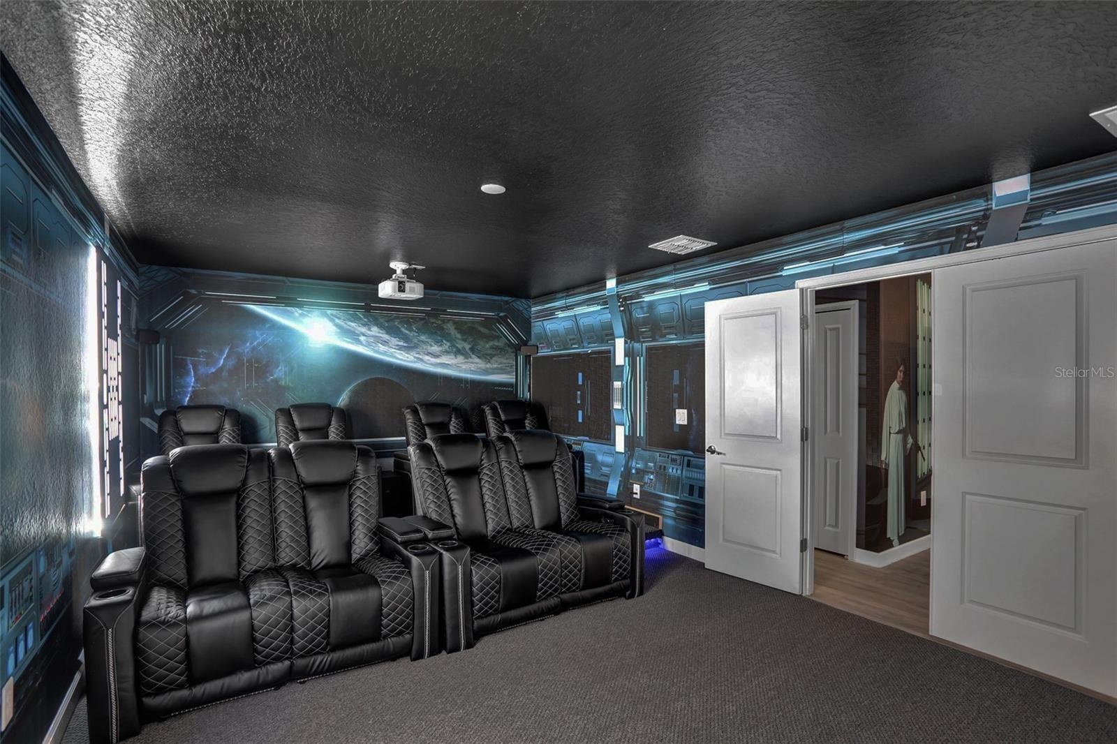 Movie Theater - 8 Reclining Theater Seats