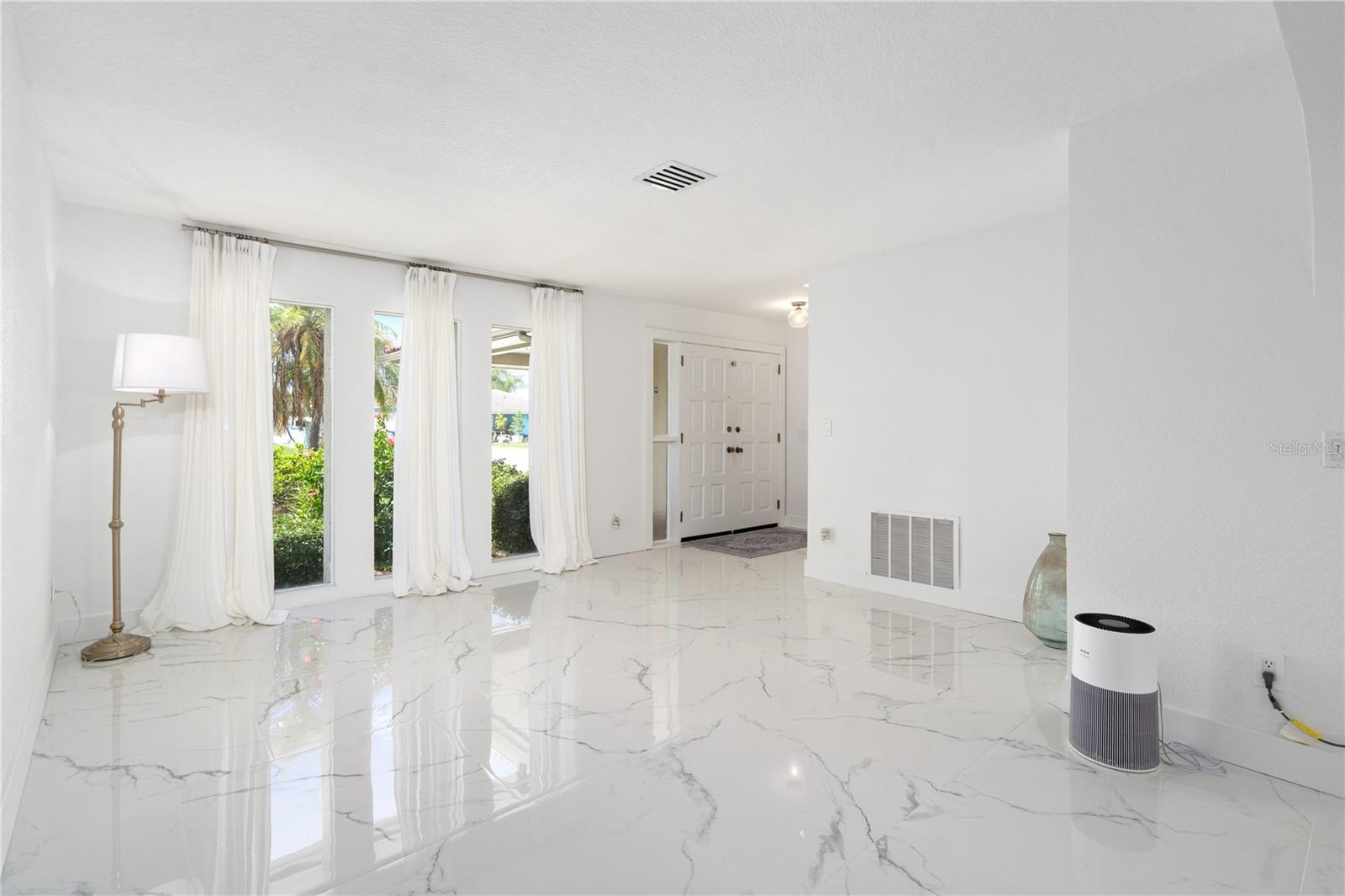 Entrance view of formal living room to the right as you enter