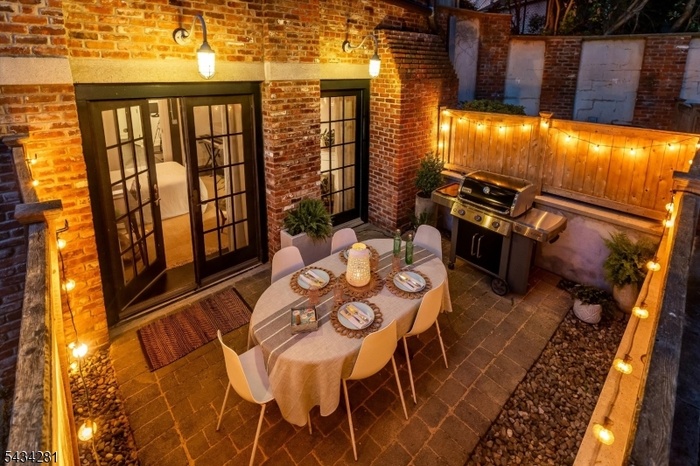 Private Patio at Night