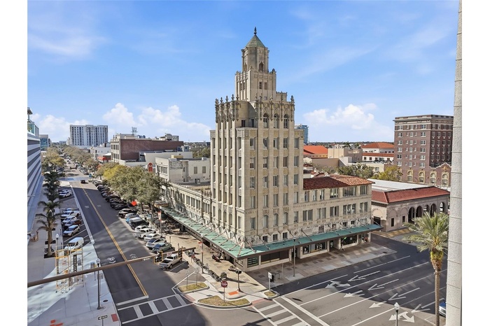 Iconic Snell Arcade on Central Avenue in Downtown St Pete.