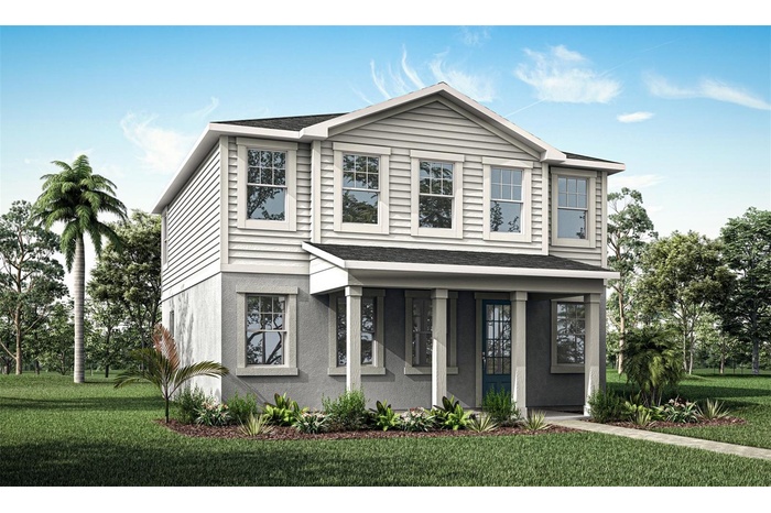 Meridian Parks - Talquin Floorplan - Low Country Elevation - Architect's Rendering