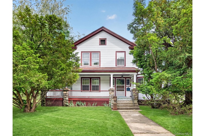 Front covered porch