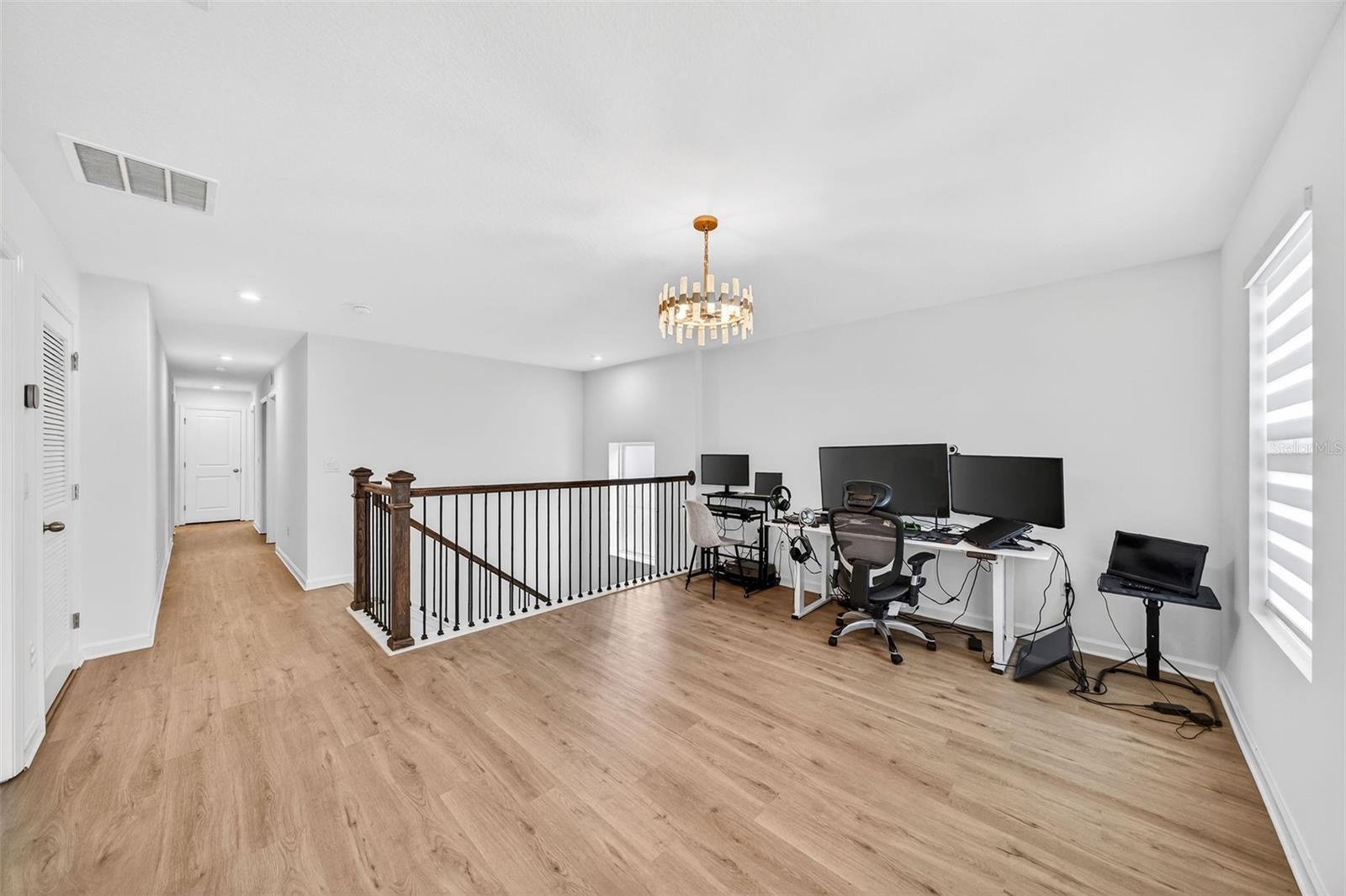Upstairs loft area