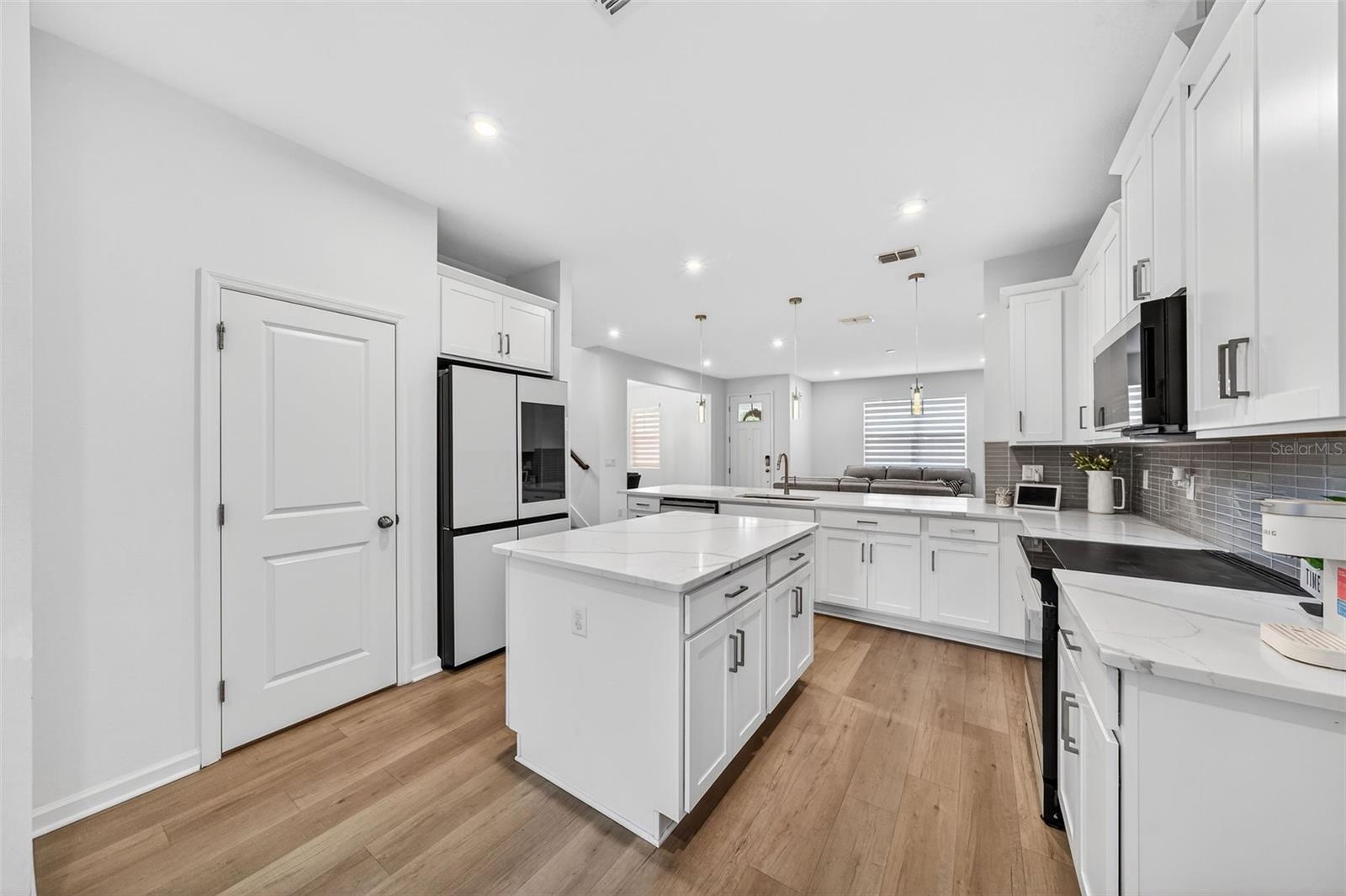 Kitchen with island