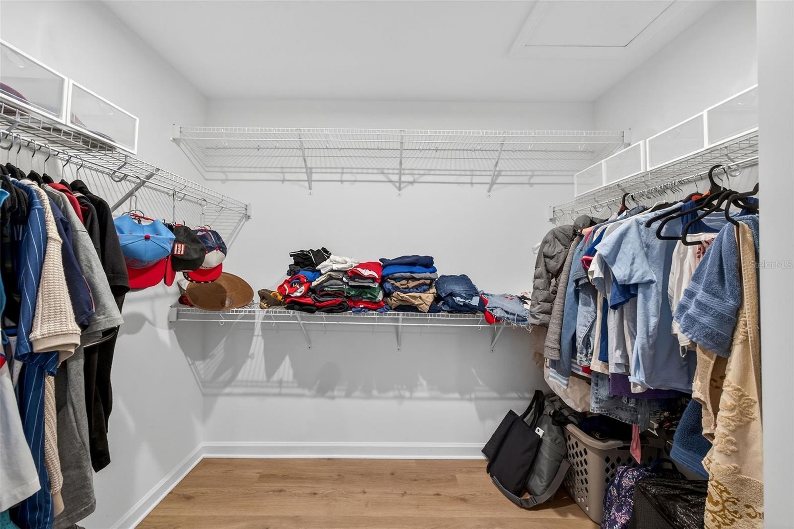 Primary walk-in closet