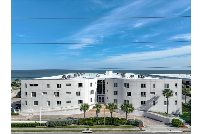 Front view of condominium