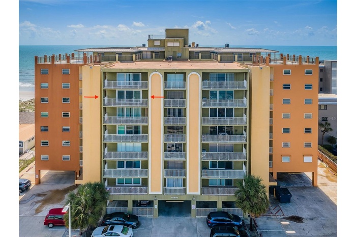 6th Floor Unit directly on the beach - never cross the road to get to the beach- with an amazing view of the sunrise and Intercoastal waterways.
