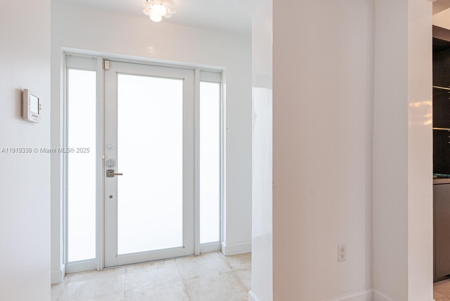 Foyer and main door