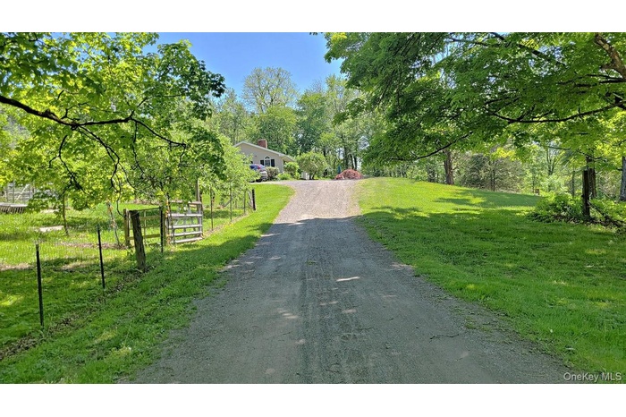 House at the end of the driveway
