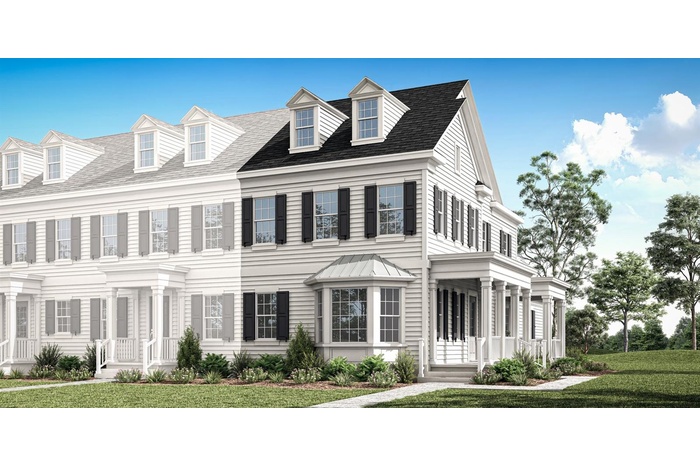 Island Village at Celebration - Anna Maria Floorplan - Colonial Elevation - Architect's Rendering
