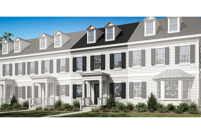 Island Village at Celebration - Amelia Floorplan - Colonial Elevation - Architect's Rendering