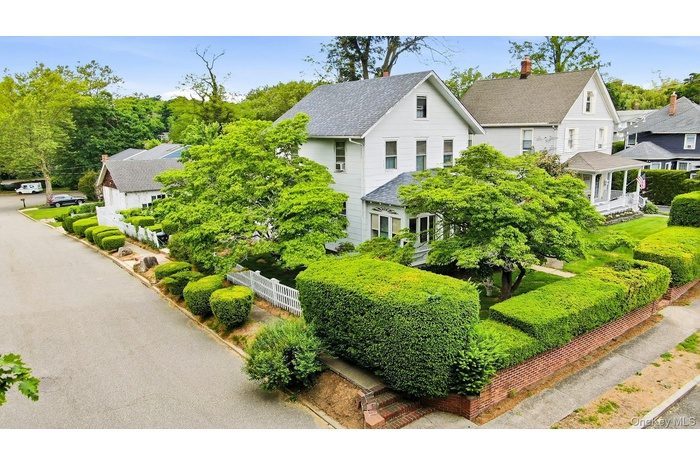 49 Clinton Avenue in the Heart of Huntington Village, Expansive .17 Acres of Property with Detached Garage