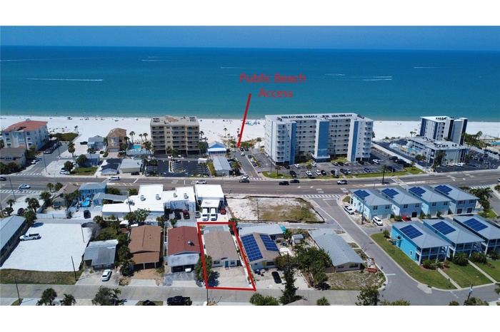 1 block to public beach access