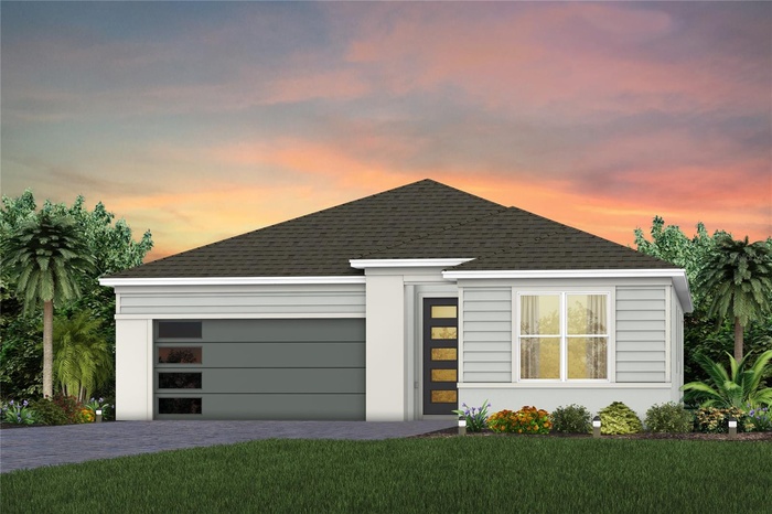 Exterior Design. Artistic rendering for this new construction home. Pictures are for illustrative purposes only. Elevations, colors and options may va
