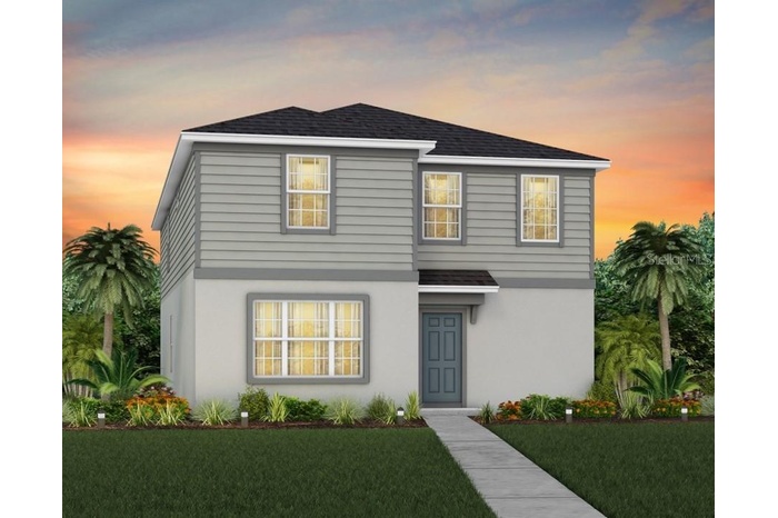 Exterior Design. Artistic rendering for this new construction home. Pictures are for illustrative purposes only. Elevations, colors and options may va