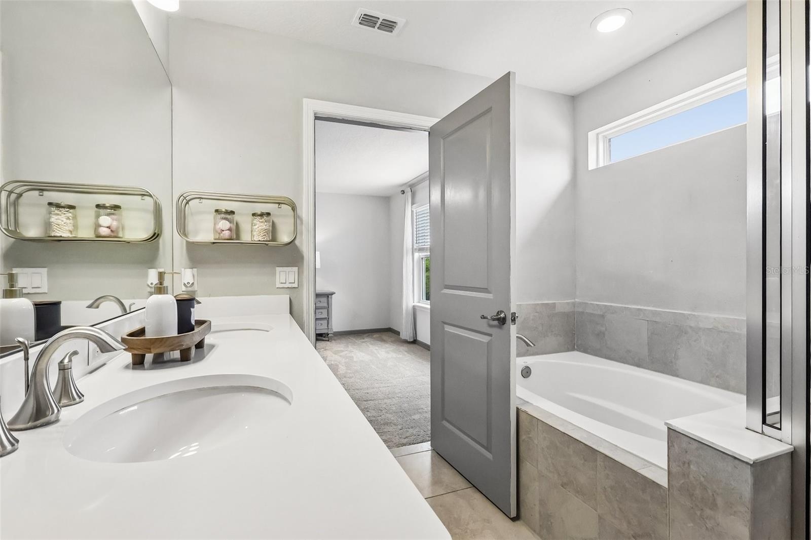 Master Bath view of Soaking Tub