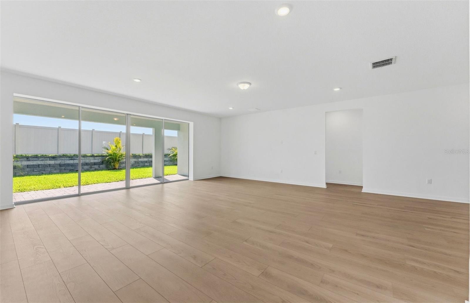 Gathering Room w/Pocket Sliding Glass Door