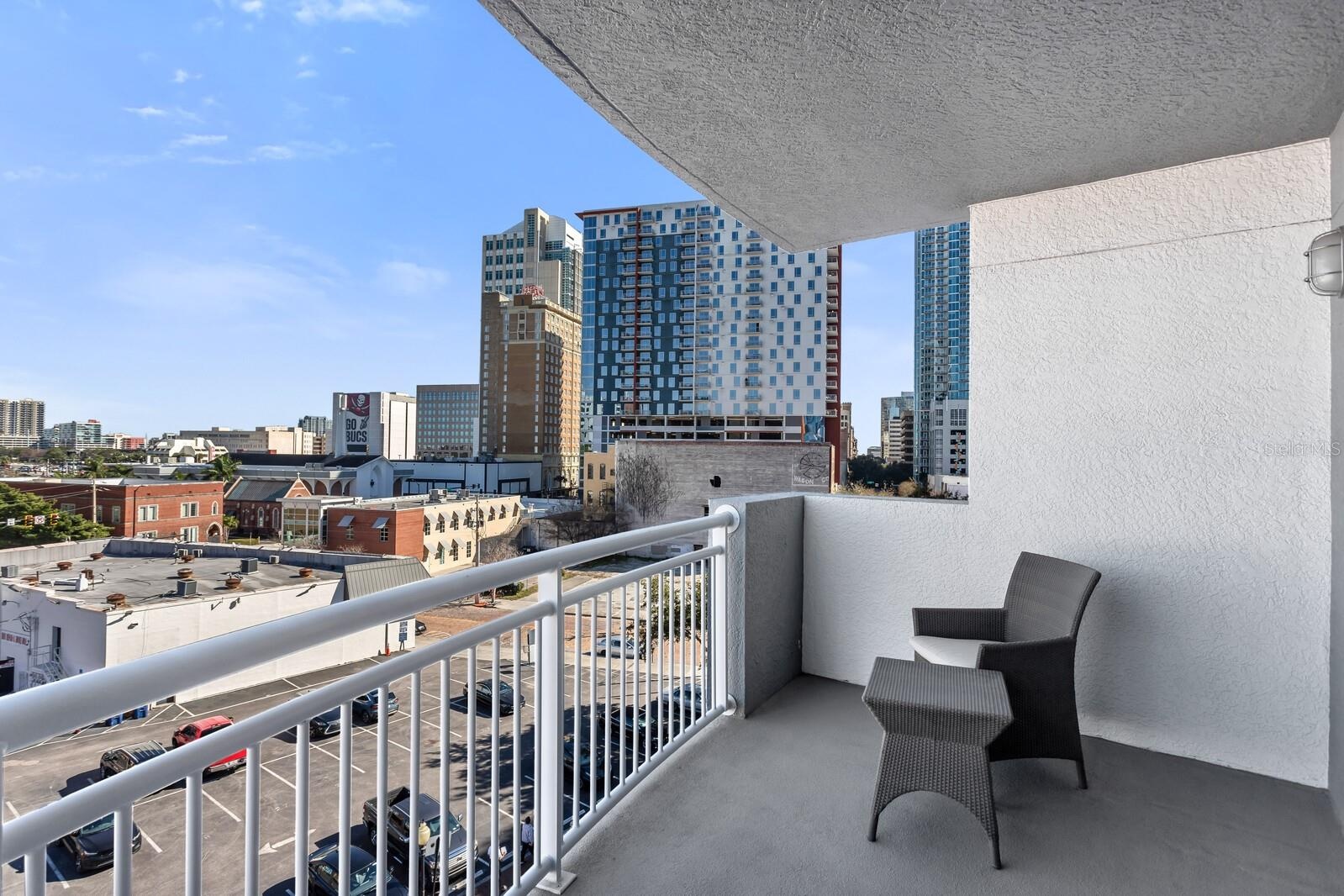 Expansive balconies
