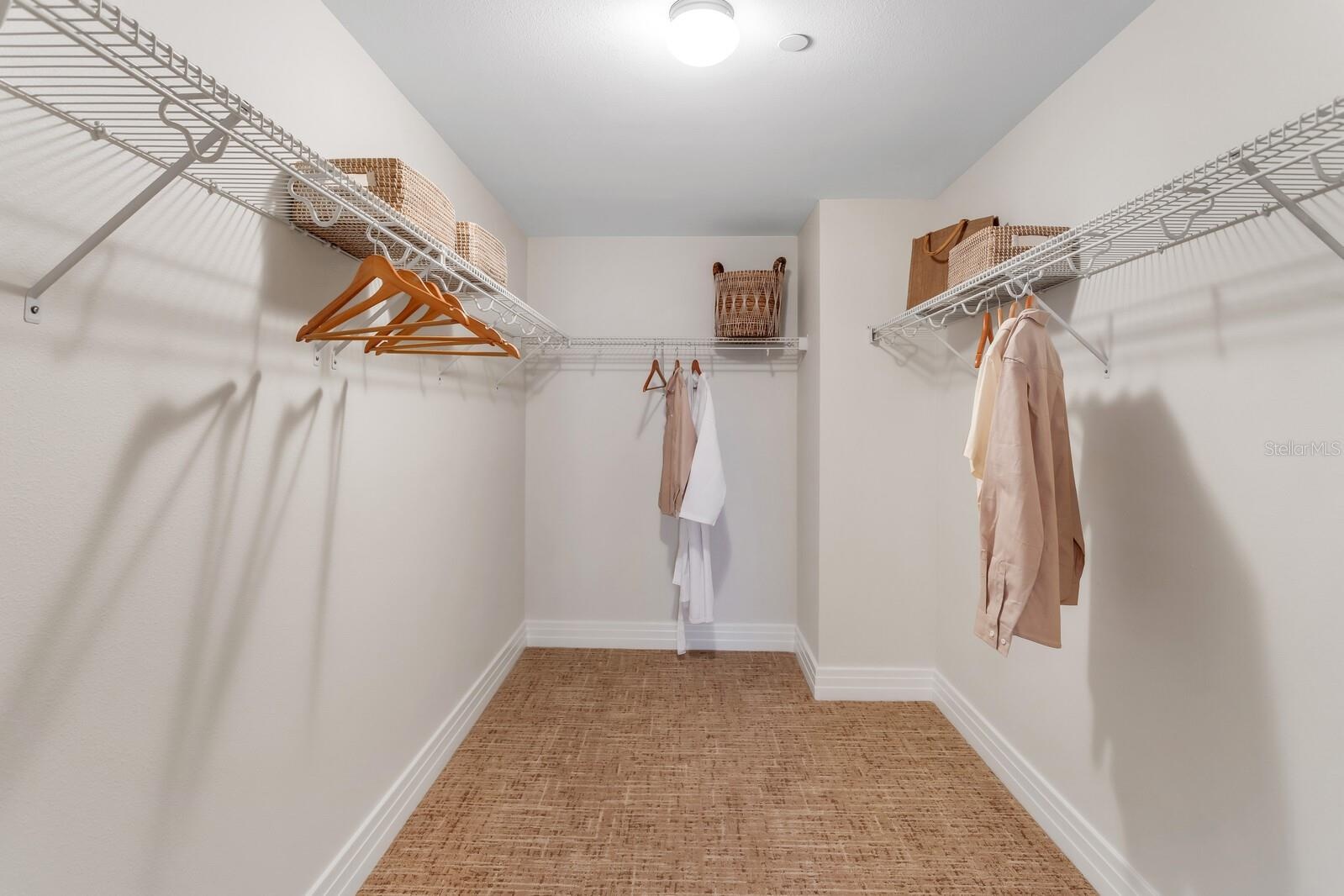 Primary closet