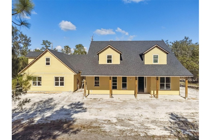 Under construction. Over 3,000 sq. ft. home on a 5 acre lot