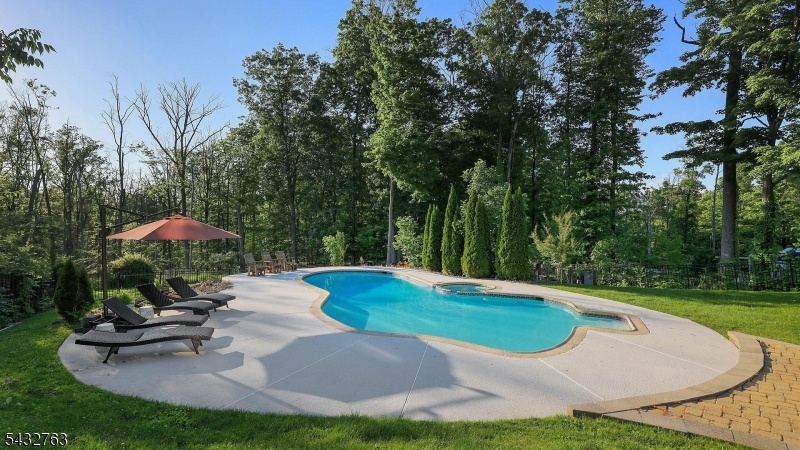 Salt water heated pool