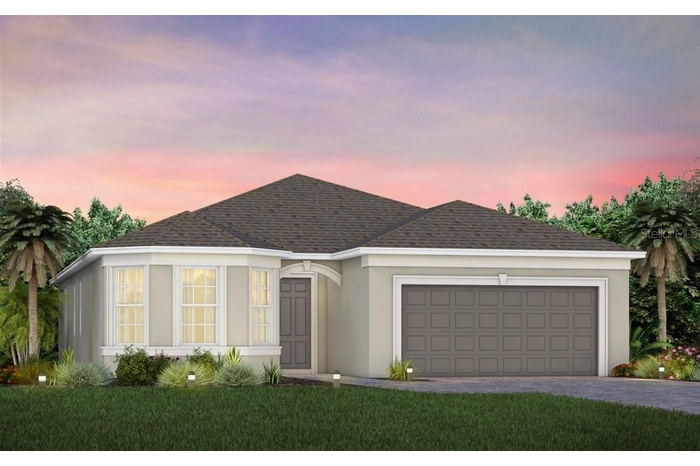 Exterior Design. Artistic rendering for this new construction home. Pictures are for illustrative purposes only. Elevations, colors and options may va