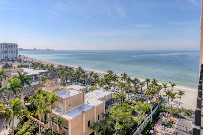 FABULOUS VIEW OVER RITZ CARLTON FROM BALCONY!