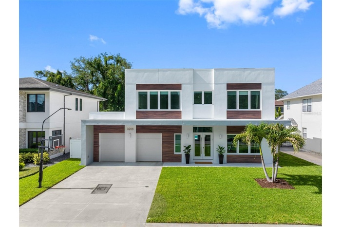 Energy efficient - 2story block home - PGT hurricane resistant windows - flat TPO 60 membrane roof with 5" insulation to withstand Florida's climate