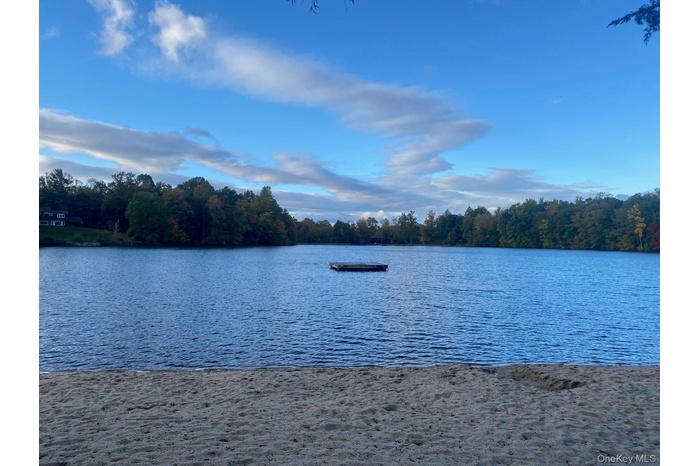 Private beach