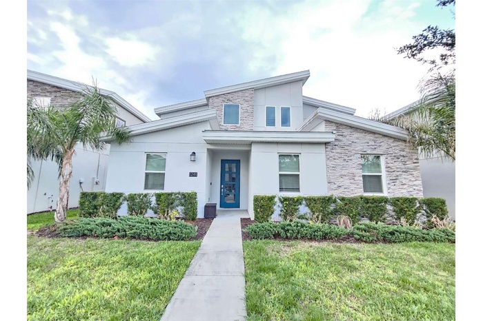 front view of the house