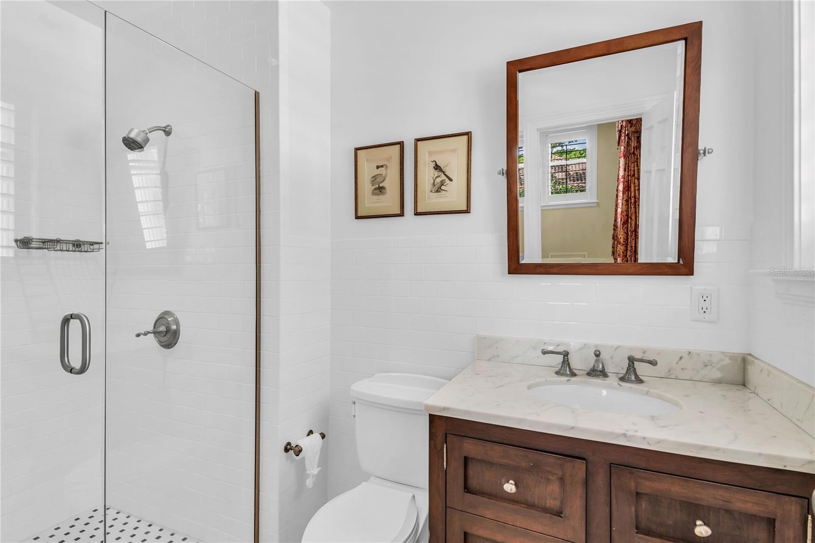 Downstairs bedroom with en suite bathroom