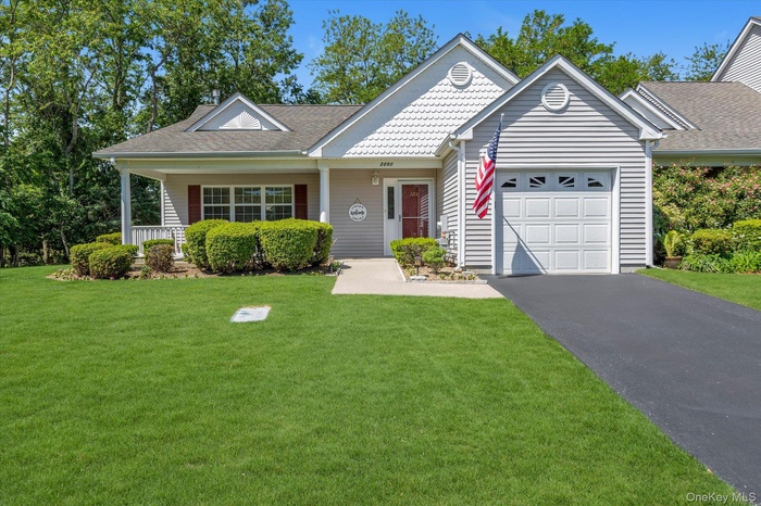 End Unit. Front Porch. One Car garage.