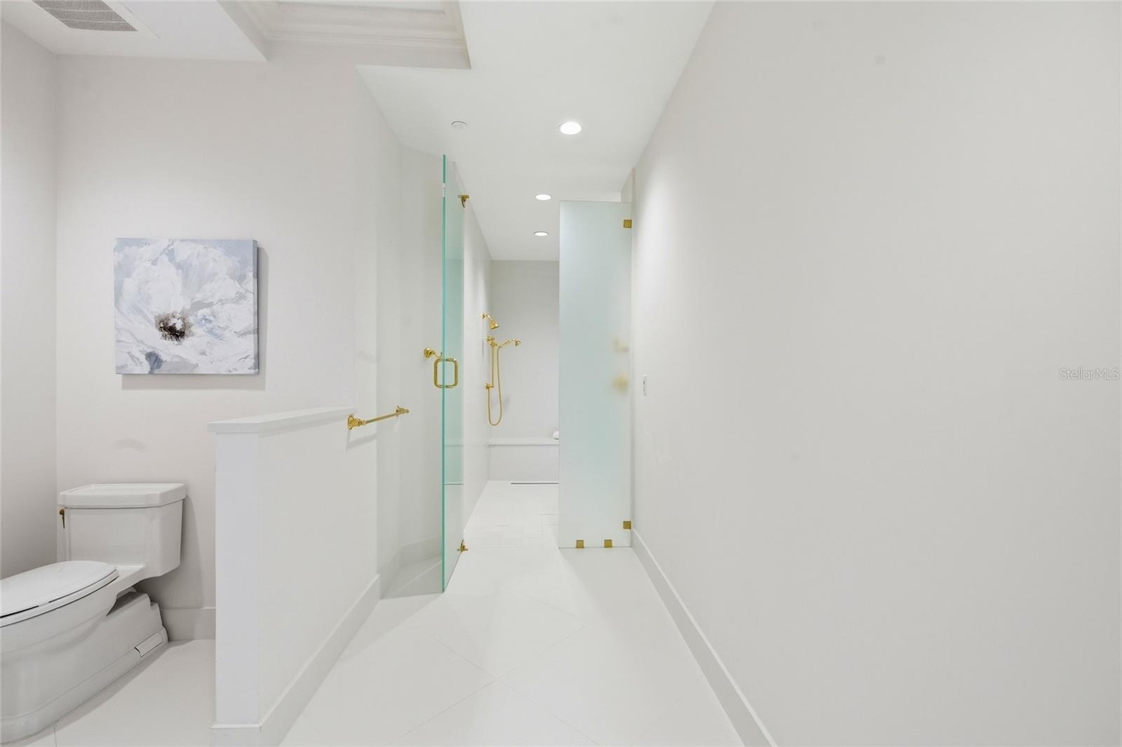 Primary Pass Through With Connecting Shower